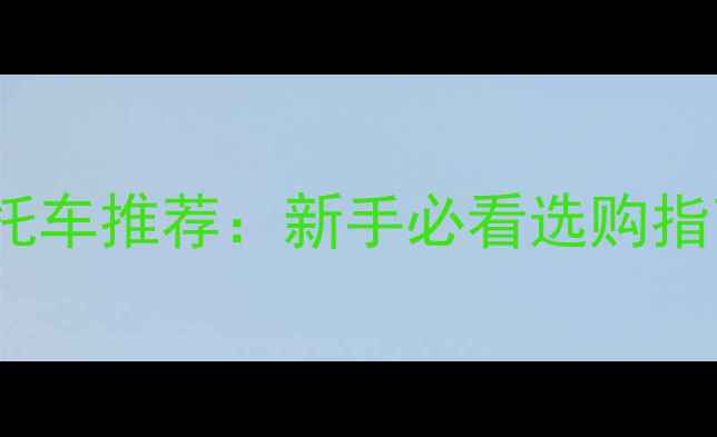 图片 110cc弯梁摩托车推荐：新手必看选购指南及避坑攻略