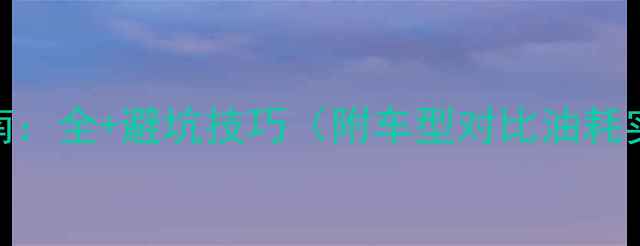 图片 125cc踏板车选购指南：全+避坑技巧（附车型对比油耗实测真实车主口碑）2