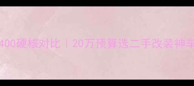 图片 250SRvsNK400硬核对比｜20万预算选二手改装神车避坑指南1
