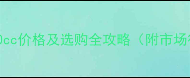 图片 二手N19摩托车400cc价格及选购全攻略（附市场行情与避坑指南）