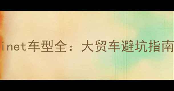 图片 二手大贸rninet车型全：大贸车避坑指南与养护秘籍