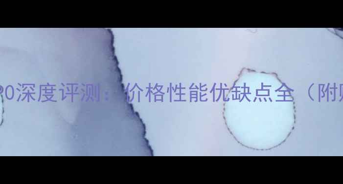 图片 二手波速尔P0深度评测：价格性能优缺点全（附购买指南）1