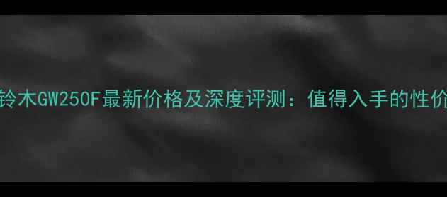 图片 二手豪爵铃木GW250F最新价格及深度评测：值得入手的性价比之选？