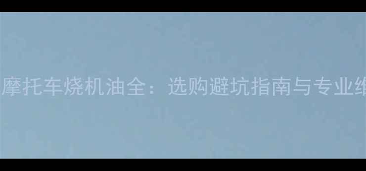 图片 二手越野摩托车烧机油全：选购避坑指南与专业维修方案2