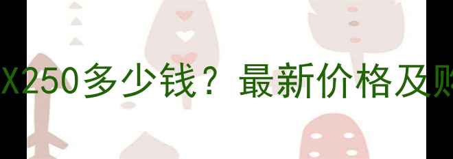 图片 二手铃木GSX250多少钱？最新价格及购买全攻略2