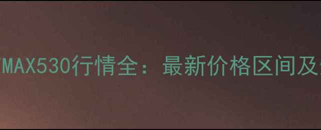 图片 北京二手TMAX530行情全：最新价格区间及选购指南2