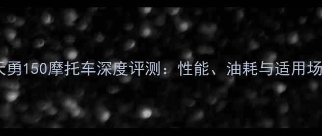 图片 大阳天勇150摩托车深度评测：性能、油耗与适用场景全2