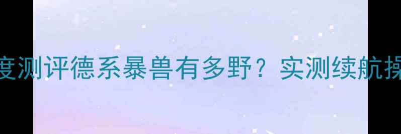 图片 宝马1000R深度测评德系暴兽有多野？实测续航操控颜值全🔥1