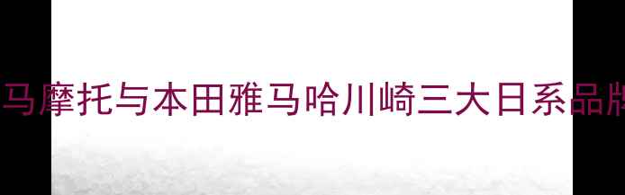 图片 德系旗舰VS日系新秀：宝马摩托与本田雅马哈川崎三大日系品牌的性能对比与选购指南2