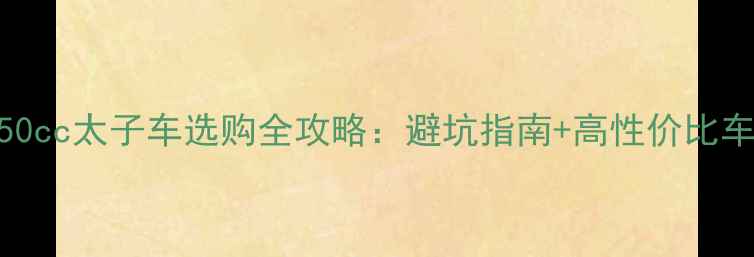 图片 必看！250cc太子车选购全攻略：避坑指南+高性价比车型推荐1