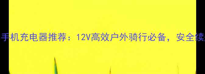 图片 摩托车手机充电器推荐：12V高效户外骑行必备，安全续航指南