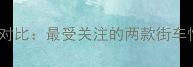 图片 春风VS川崎深度对比：最受关注的两款街车性能与选购指南2
