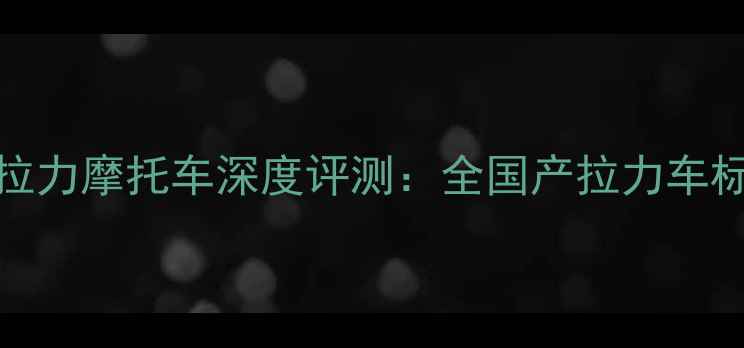 图片 本田300拉力摩托车深度评测：全国产拉力车标杆车型1