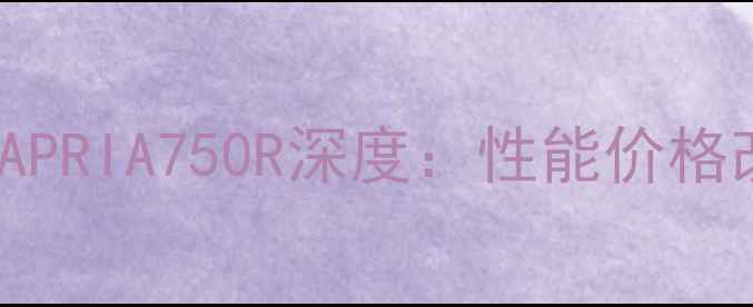 图片 款ApriliaAPRIA750R深度：性能价格改装全指南