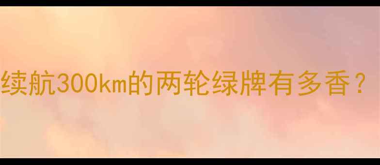 图片 油电混合摩托车选购全攻略续航300km的两轮绿牌有多香？实测5款热门车型避坑指南2