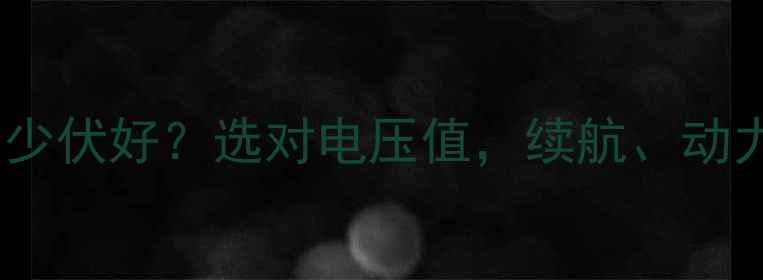 图片 电动摩托车多少伏好？选对电压值，续航、动力、安全性全2