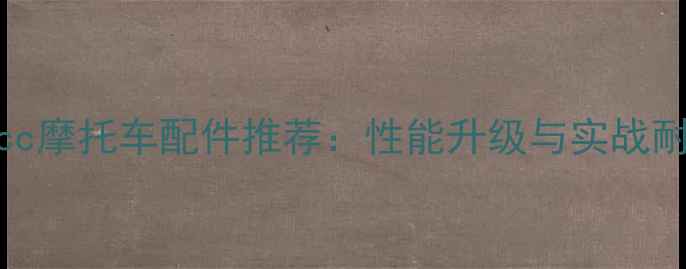 图片 警用250cc摩托车配件推荐：性能升级与实战耐用指南2