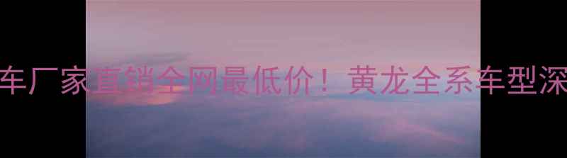 图片 🏍️浙江黄龙摩托车厂家直销全网最低价！黄龙全系车型深度测评+购买攻略2