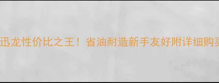 图片 🔥二手摩托车150小迅龙性价比之王！省油耐造新手友好附详细购买指南和保养秘籍🔥