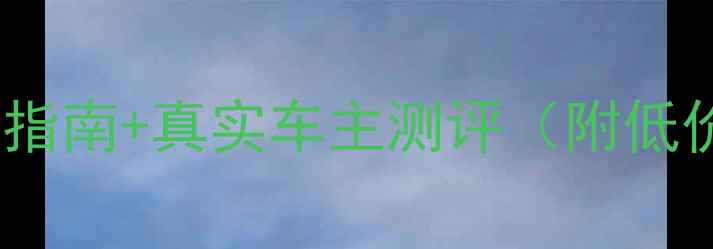 图片 🔥全网最全避坑指南+真实车主测评（附低价车型推荐）🔥1