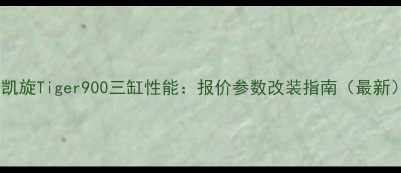 图片 🔥凯旋Tiger900三缸性能：报价参数改装指南（最新）2