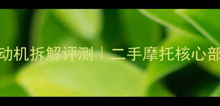 图片 🔥豪爵1502A发动机拆解评测｜二手摩托核心部件避坑指南🔧1