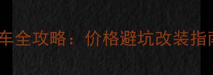 图片 🔥黄龙BJ600二手车全攻略：价格避坑改装指南（附真实车源）