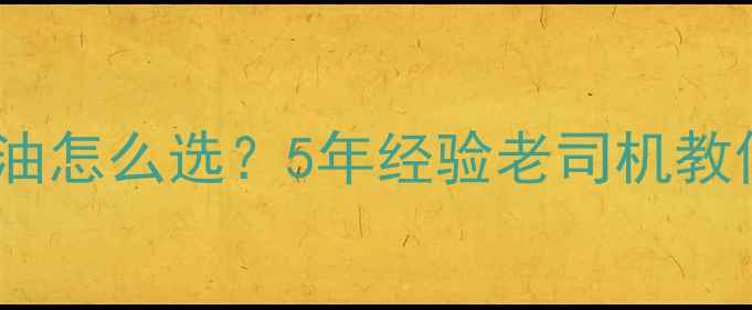 图片 🔧摩托车变速箱油怎么选？5年经验老司机教你正确保养技巧1